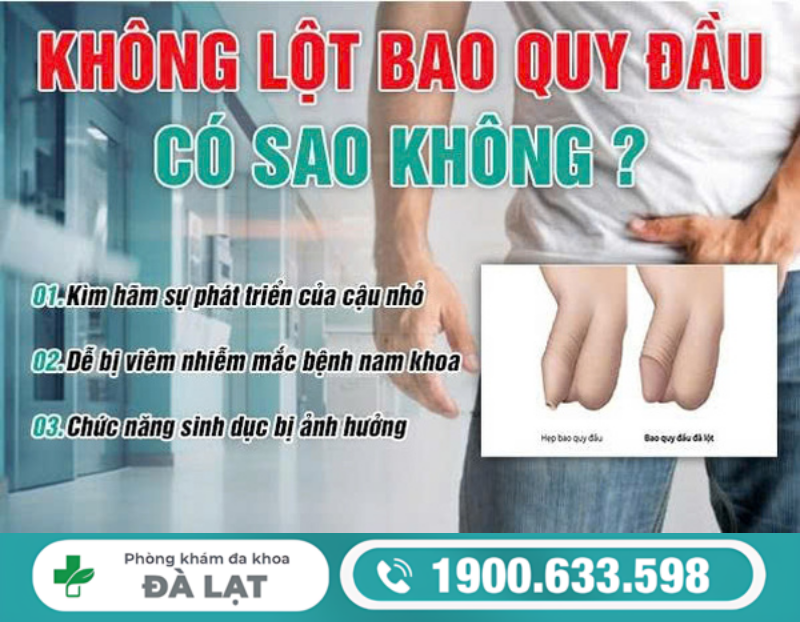 BAO QUY ĐẦU KHÔNG LỘT XUỐNG ĐƯỢC LÀ GÌ? NGUYÊN NHÂN NAM GIỚI CẦN BIẾT