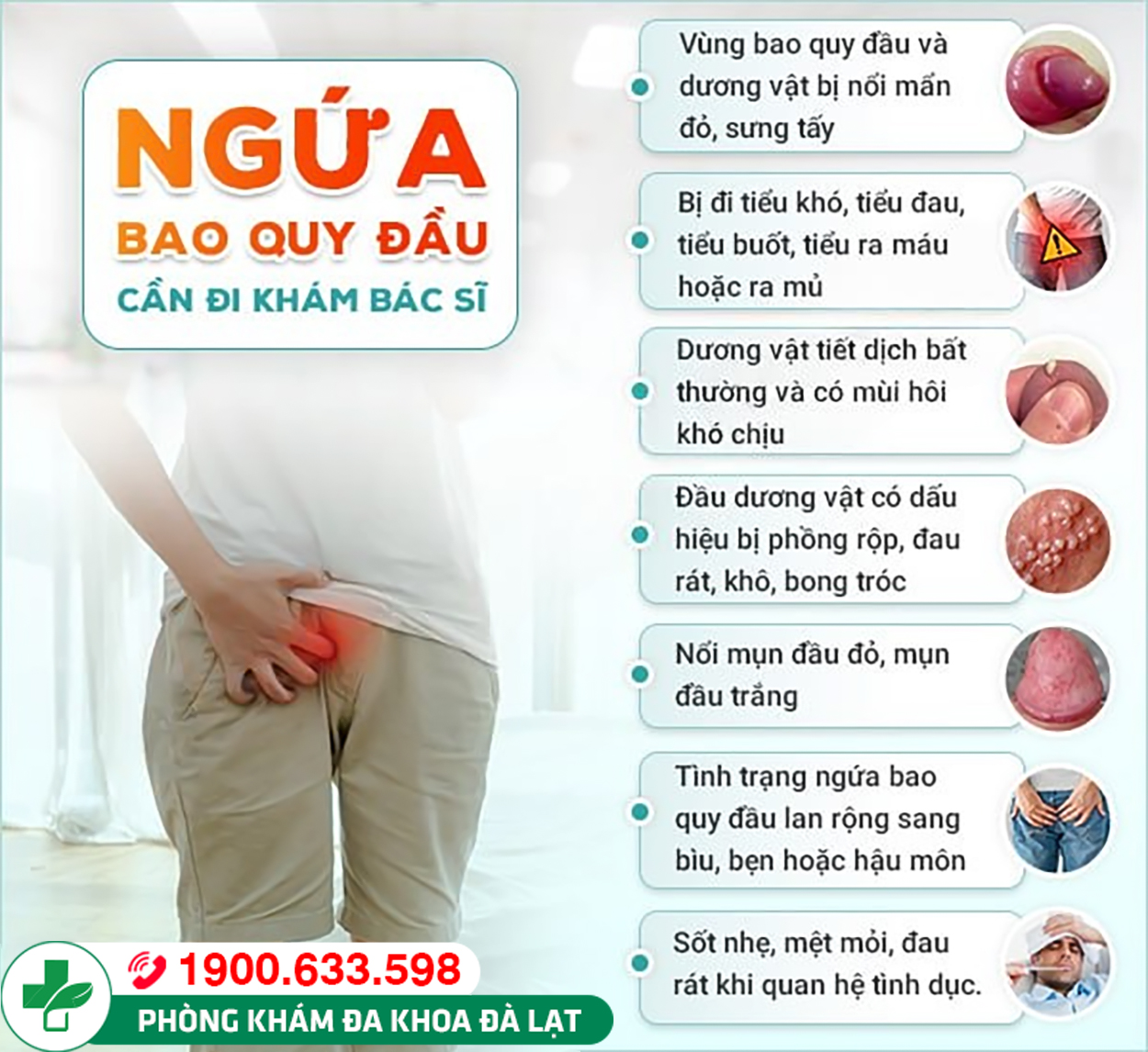 NGỨA BAO QUY ĐẦU - NGỨA ĐỎ BAO QUY ĐẦU