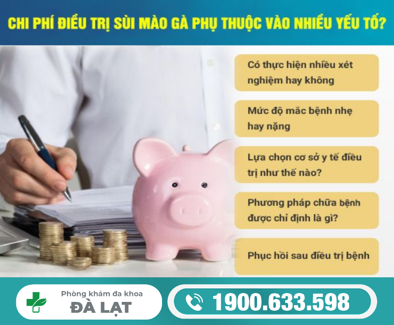 CHI PHÍ CHỮA SÙI MÀO GÀ BAO NHIÊU TIỀN?