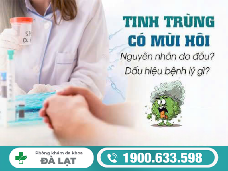 TINH TRÙNG CÓ MÙI HÔI: DẤU HIỆU CẢNH BÁO BỆNH GÌ Ở NAM GIỚI?