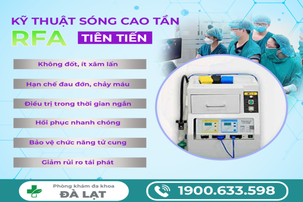 Công Nghệ RFA Chữa Viêm Lộ Tuyến Cổ Tử Cung 