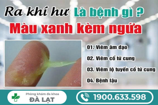 Ra Khí Hư Màu Xanh Biểu Hiện Bệnh Gì? 