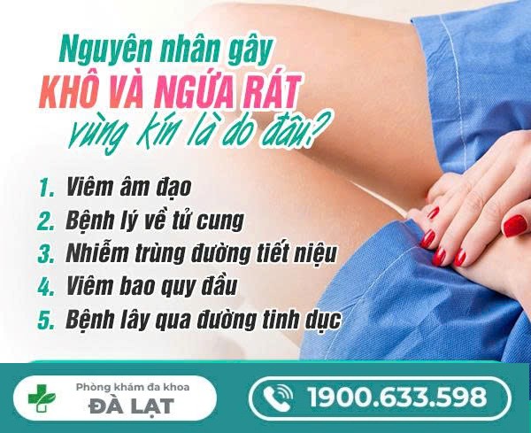 Vùng Kín Khô Và Ngứa Rát 