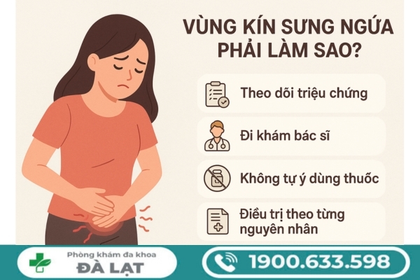 Vùng Kín Sưng Ngứa Phải Làm Sao? 