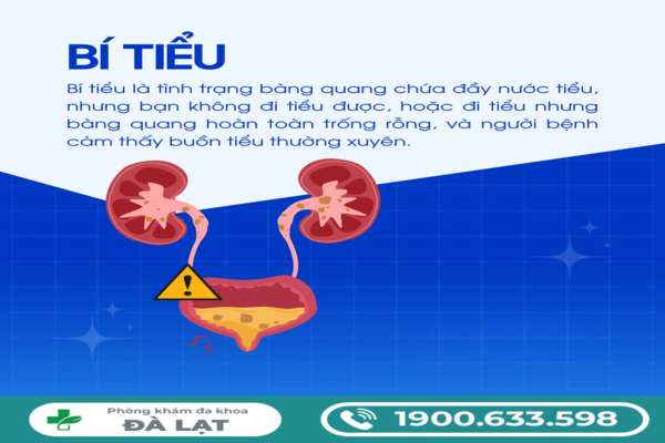 TÌM HIỂU VỀ BÍ TIỂU LÀ BỆNH GÌ Ở NAM GIỚI?