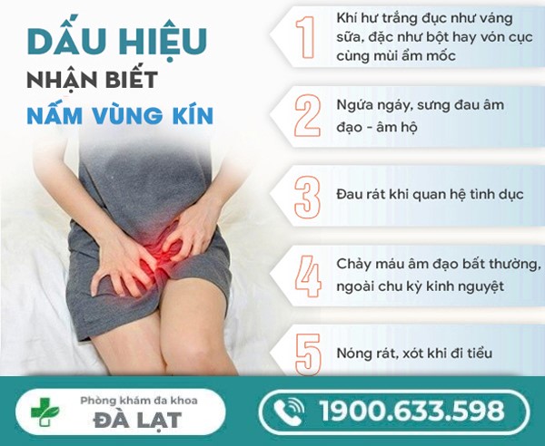 Nhận Biết Biểu Hiện Bị Nấm Vùng Kín 