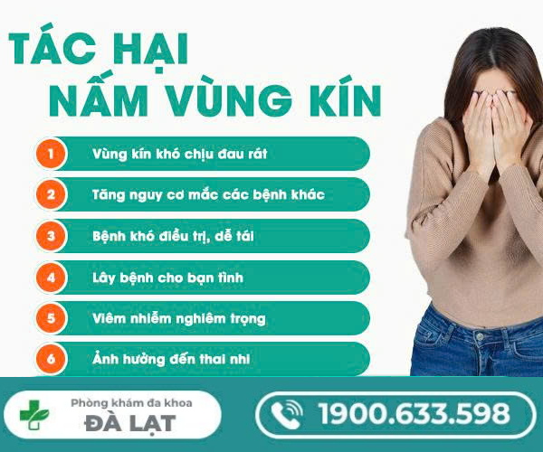 Bị Nấm Vùng Kín Có Nguy Hiểm Không? 