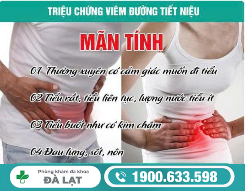 VIÊM ĐƯỜNG TIẾT NIỆU MÃN TÍNH Ở NAM GIỚI KHÔNG NÊN CHỦ QUAN 