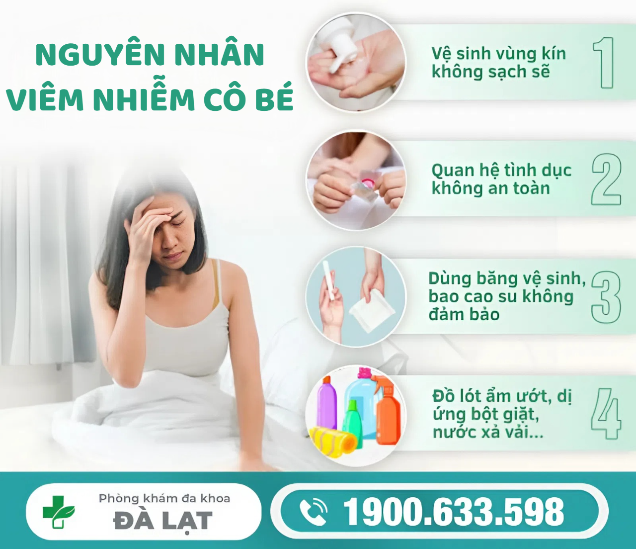 Nguyên Nhân Gây Viêm Nhiễm Vùng Kín Ở Nữ Giới 