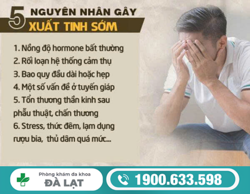 CÁC NGUYÊN NHÂN PHỔ BIÊN KHIẾN NAM GIỚI XUẤT TINH SỚM