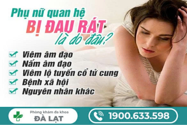 Phụ Nữ Quan Hệ Bị Đau Rát Do Đâu? 