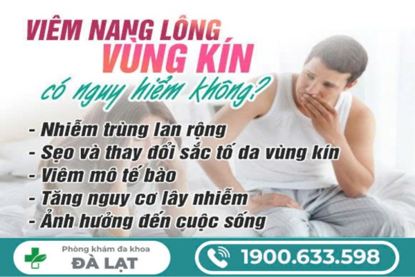 Viêm Nang Lông Vùng Kín Có Nguy Hiểm Không? 