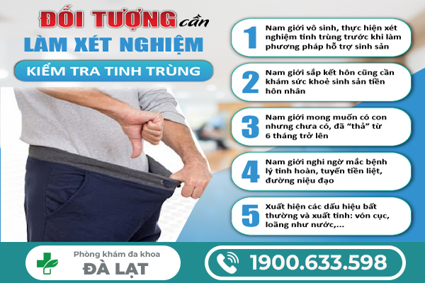 XÉT NGHIỆM KIỂM TRA TINH TRÙNG: NHỮNG ĐIỀU NAM GIỚI CẦN BIẾT 