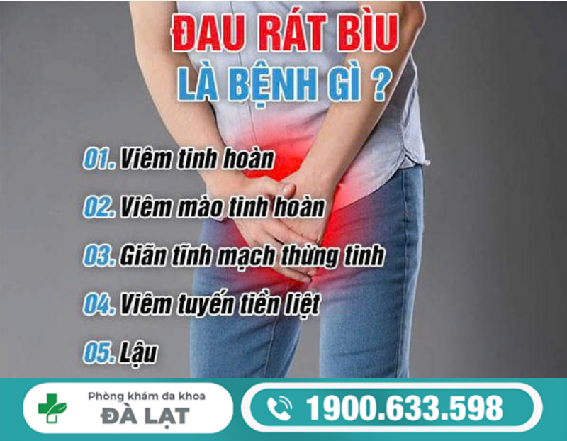 ĐAU RÁT BÌU Ở NAM GIỚI: NGUYÊN NHÂN VÀ CÁCH ĐIỀU TRỊ 