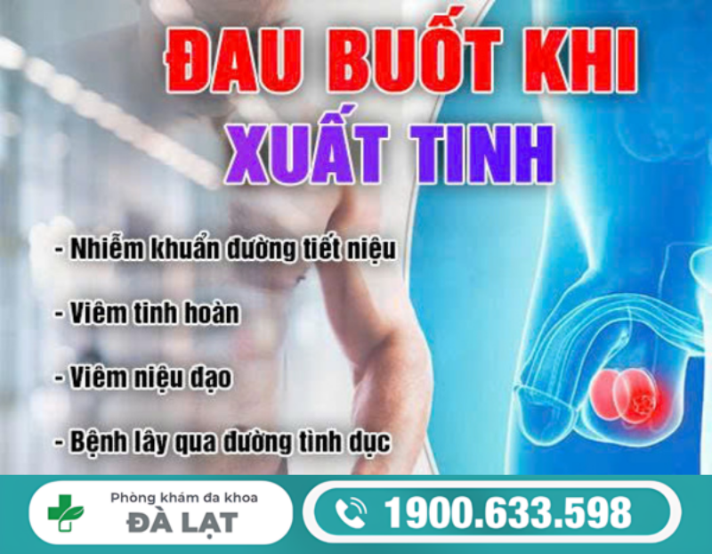 ĐAU BUỐT KHI XUẤT TINH CẢNH BÁO BỆNH LÝ NAM KHOA NGUY HIỂM 