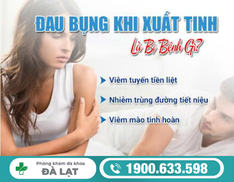 HIỆN TƯỢNG ĐAU BỤNG SAU KHI XUẤT TINH Ở NAM GIỚI 