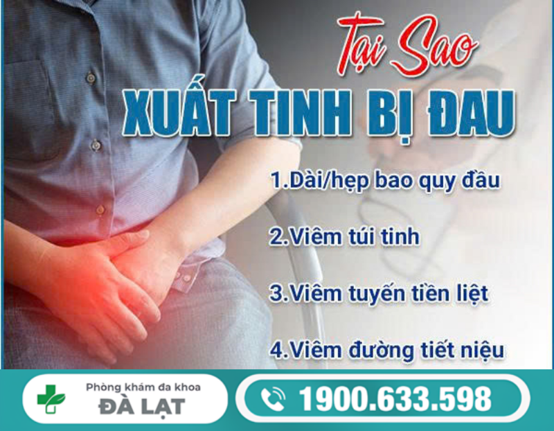 TẠI SAO XUẤT TINH BỊ ĐAU Ở NAM GIỚI?
