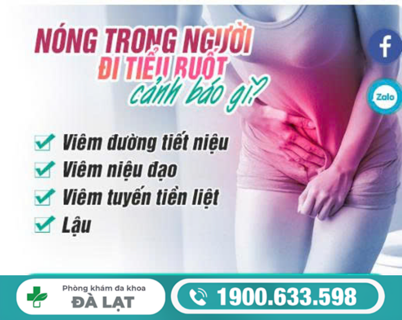 NÓNG TRONG NGƯỜI ĐI TIỂU BUỐT CẢNH BÁO BỆNH GÌ Ở NAM VÀ NỮ?