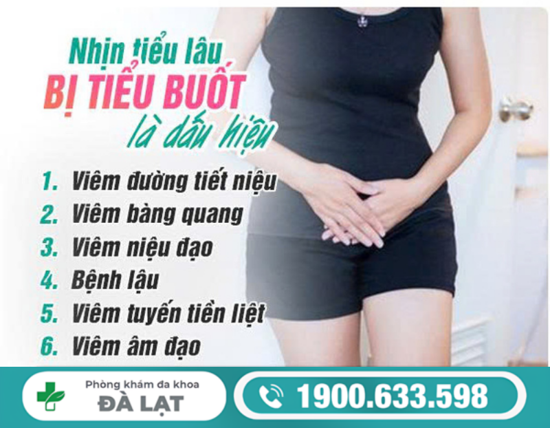 NHỊN TIỂU LÂU BỊ TIỂU BUỐT Ở NAM VÀ NỮ LÀ DẤU HIỆU BỆNH GÌ?