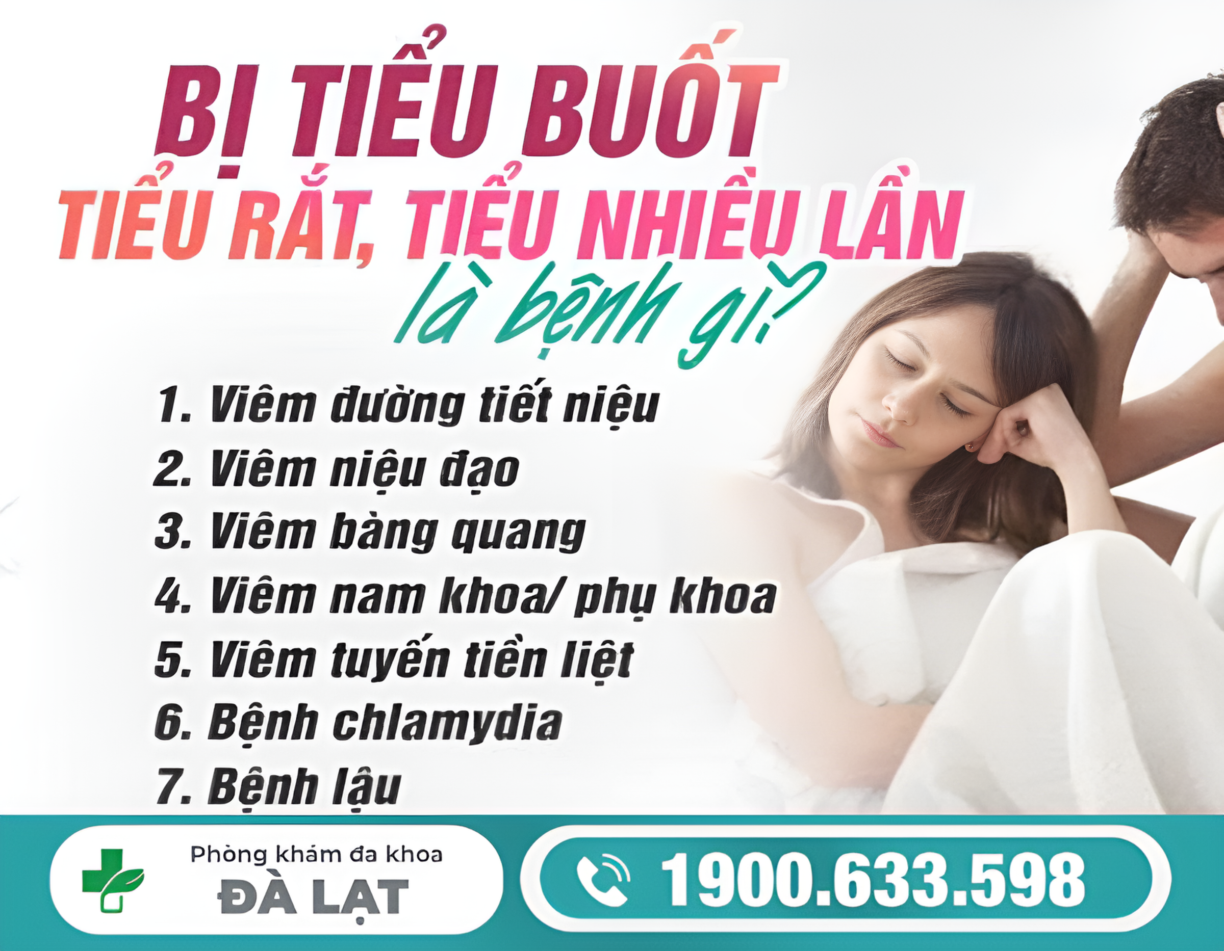 TIỂU BUỐT TIỂU RẮT TIỂU NHIỀU LẦN Ở NAM VÀ NỮ LÀ DẤU HIỆU CẢNH BÁO BỆNH GÌ?