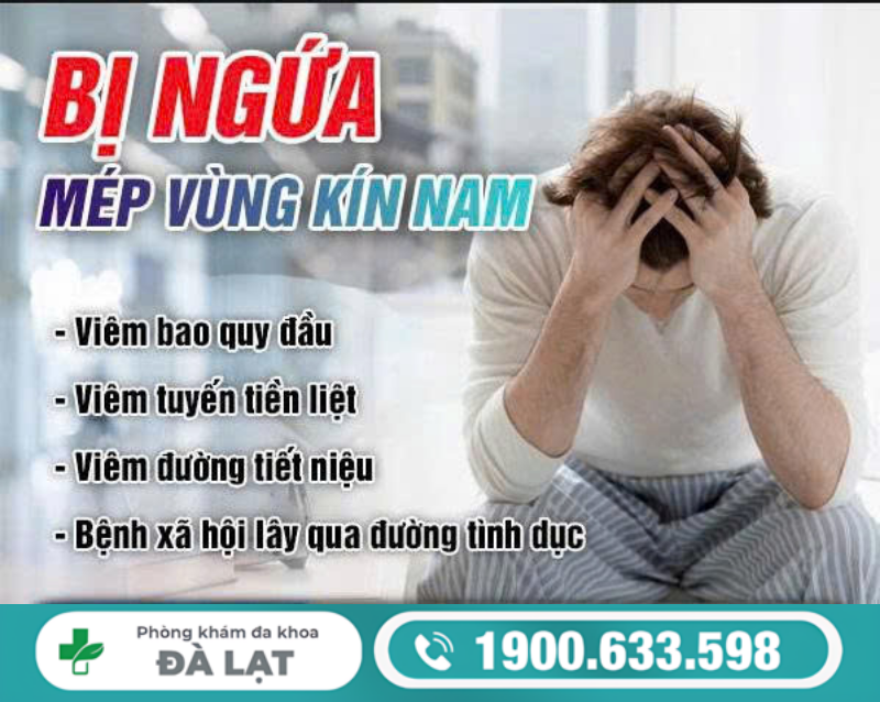 NAM GIỚI BỊ NGỨA MÉP VÙNG KÍN DO ĐÂU?