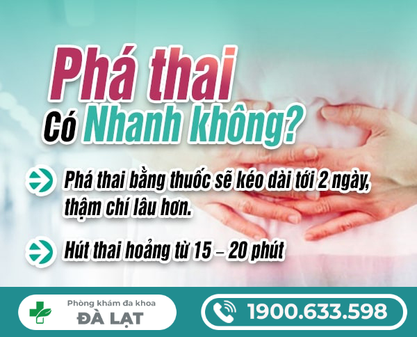 PHÁ THAI CÓ NHANH KO? THỦ TỤC PHÁ THAI TẠI CƠ SỞ UY TÍN