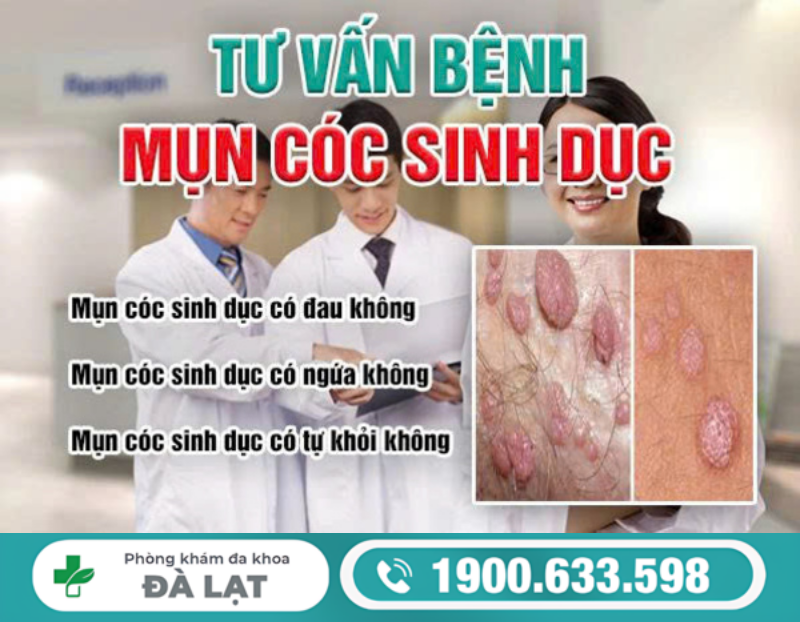 BÁC SĨ TƯ VẤN VỀ MỤN CÓC SINH DỤC 