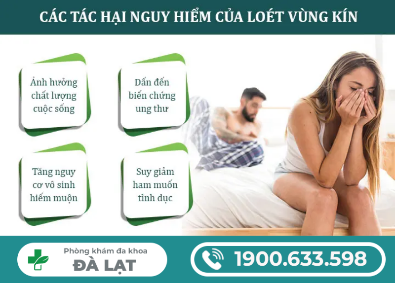 LỞ LOÉT VÙNG KÍN LÀ DẤU HIỆU BỆNH GÌ?