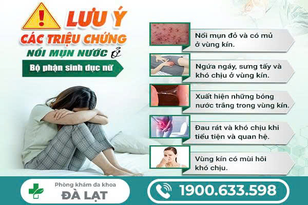 CÁCH CHỮA MỤN NƯỚC Ở VÙNG KÍN