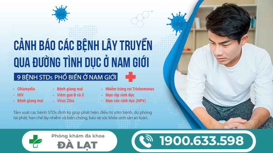 BỆNH TÌNH DỤC Ở NAM GIỚI: DẤU HIỆU NHẬN BIẾT