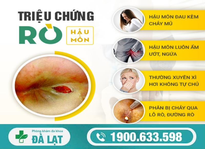 DẤU HIỆU RÒ HẬU MÔN: NHẬN BIẾT SỚM ĐỂ TRÁNH BIẾN CHỨNG 