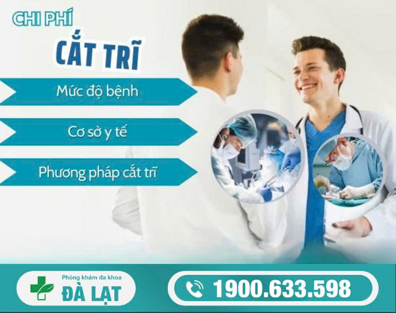 CHI PHÍ CẮT TRĨ HIỆN NAY HẾT BAO NHIÊU?    