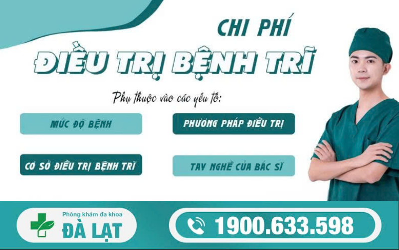 CHI PHÍ CHỮA TRĨ NỘI HIỆN NAY HẾT BAO NHIÊU?